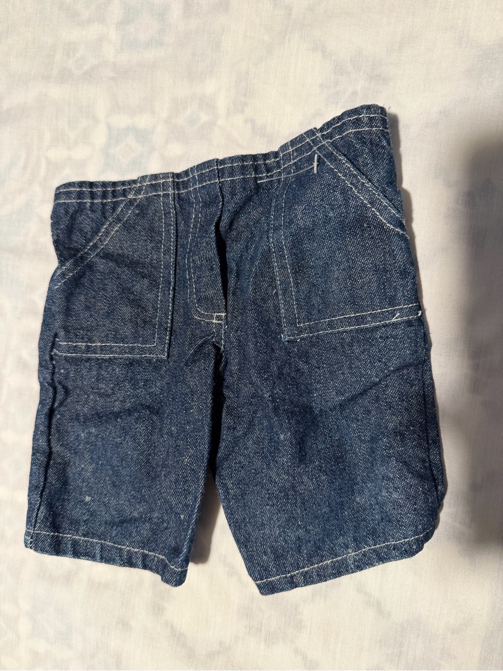 Cabbage patch kids doll Indigo Denim Shorts with Patch Pockets